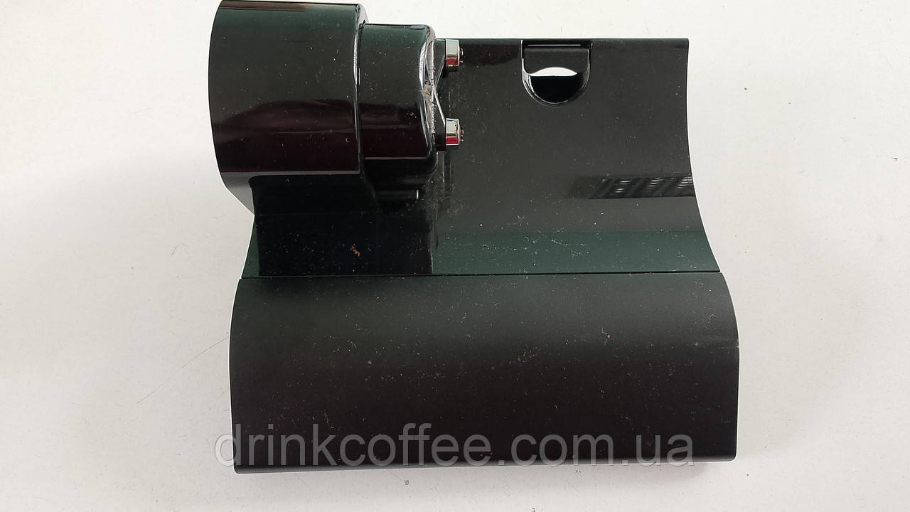 Панель лицьова (дверцята) диспенсер подавання кави для кавомашини DeLonghi ESAM 3000.B_17 б/у _тріщина, фото 1