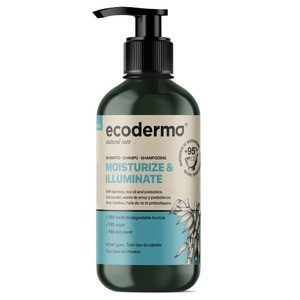 Шампунь для всіх типів волосся з екстрактом бамбука та рисовою олією Moisturize & Illuminate Ecoderma, 500 мл