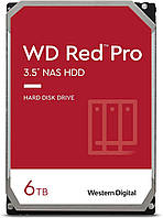 Жорсткий диск WD  6TB 3.5" 7200 256MB SATA Red Pro NAS —  Гарантия