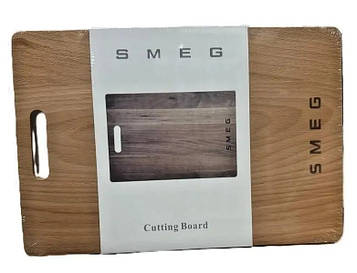 Кухонна дошка для нарізки SMEG Cutting Board Дерев'яна дошка 33×24 см KT7006502  peremogaua