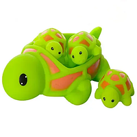 Набір іграшок пискавок для купань 4 шт. у сітці (6327-1/2/8)