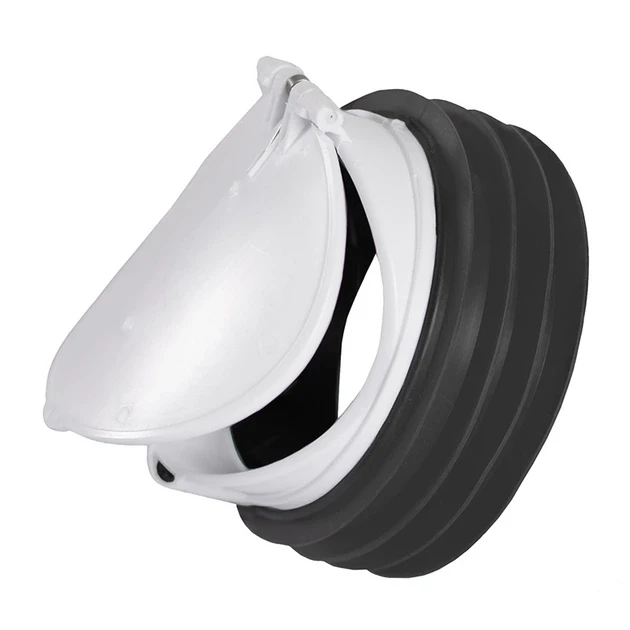 NOVA Клапан зворотного ходу для каналізаційної труби Ø 110 мм. 7171N довжина до 350 мм, фото 1