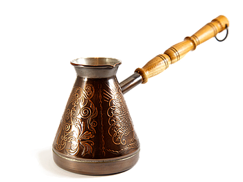 Турка для кави мідна - 250 мл -"Павич"