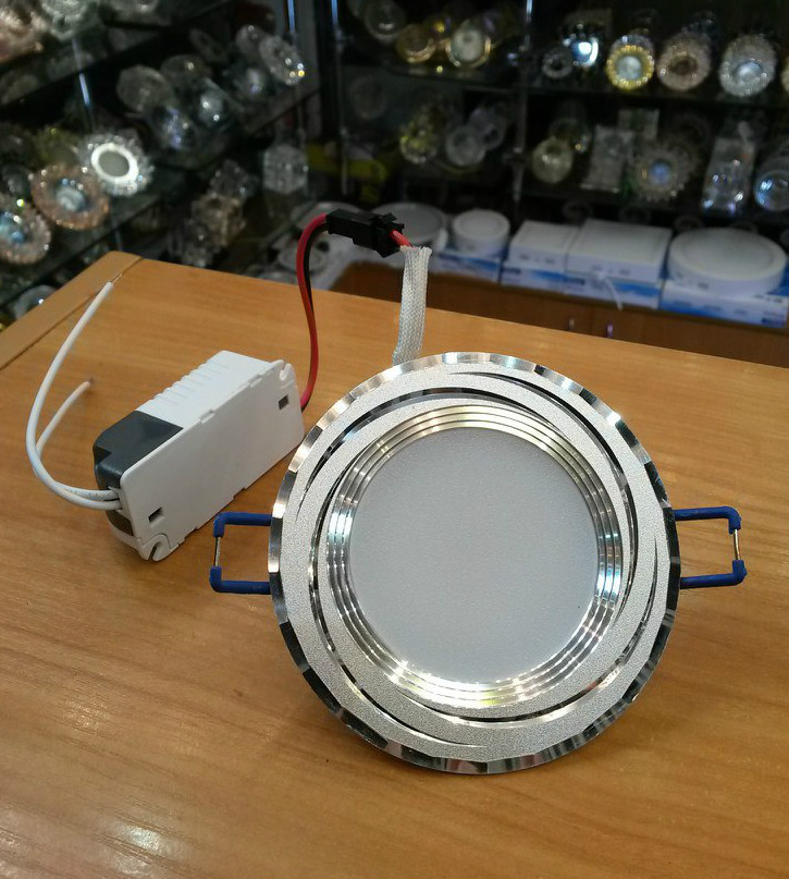 Світильник світлодіодний Feron AL777 5W (срібло) точковий вбудовується