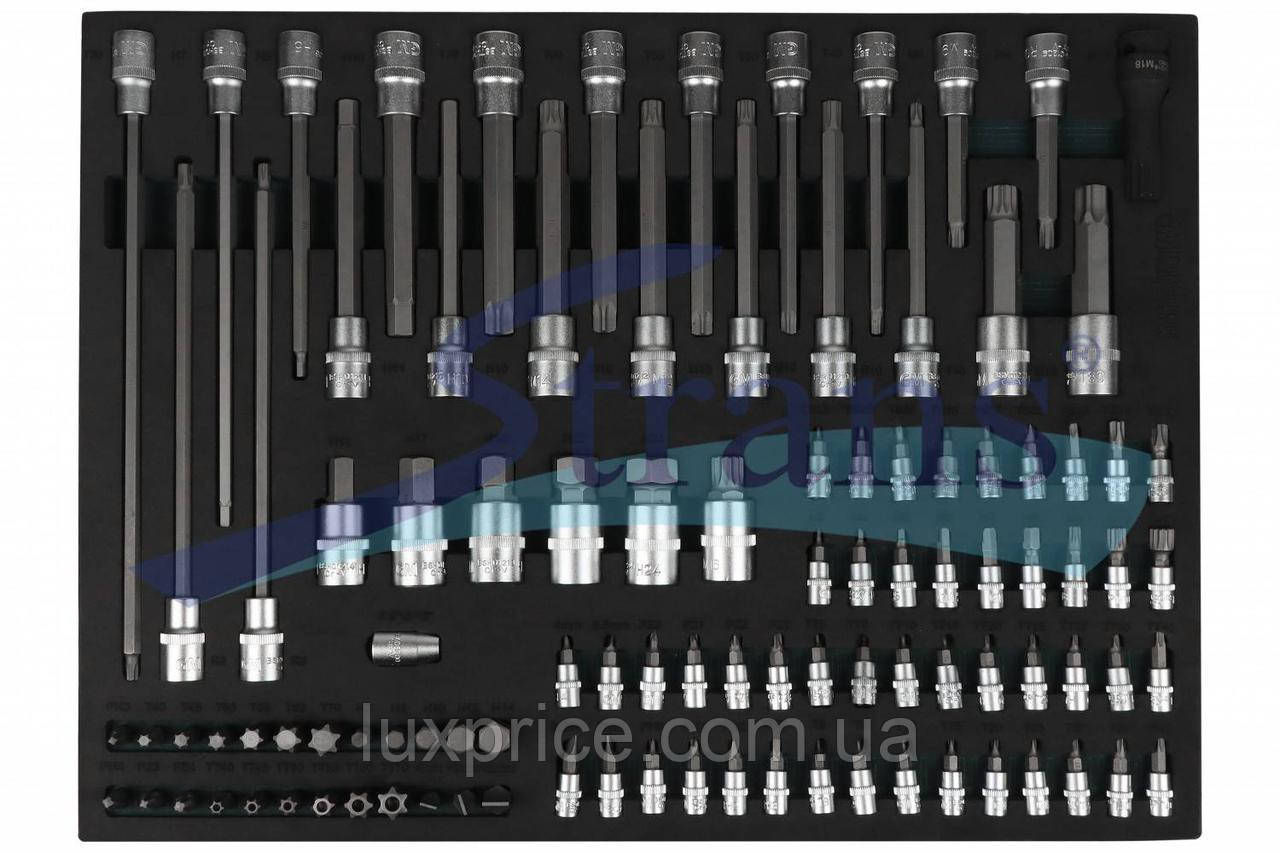 Набір торцевих головок та біт у ложементі Gut Mechanic 102Шт Bst10102LuxPrice, фото 1