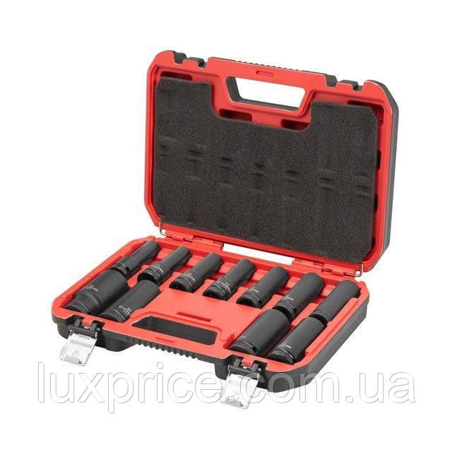 Набір головок ударних подовжених 1/2", 11 од., 10-24 мм, Cr-Mo, STORM INTERTOOL ET-8505LuxPrice, фото 1