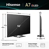 Телевізор Hisense 55A7Q Black 55, фото 3