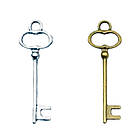 Набір 30 шт Підвіски Ключі, Розмір 8-30 мм, Колір Мікс, Кулони Ключики, Рукоділля, для Біжутерії, фото 6