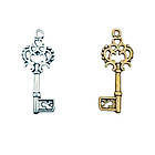 Набір 30 шт Підвіски Ключі, Розмір 8-30 мм, Колір Мікс, Кулони Ключики, Рукоділля, для Біжутерії, фото 8