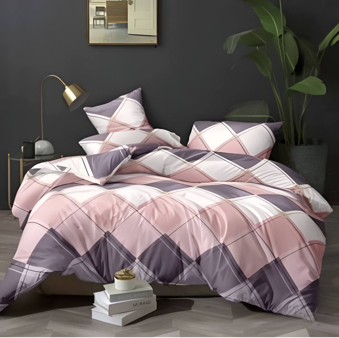 Євро (Поліестер) | Комплект постільної білизни "Нова доба" | Простирадло 200х220 см, фото 1