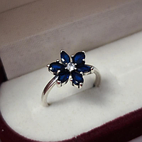 Кольцо с цветочком, колечко с большим цветком, кольцо с цветком, колечко с цветами, кольцо цветок