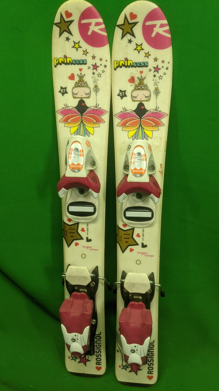 Гірські лижі Rossignol Princess 68 см карвінг б/у, фото 1