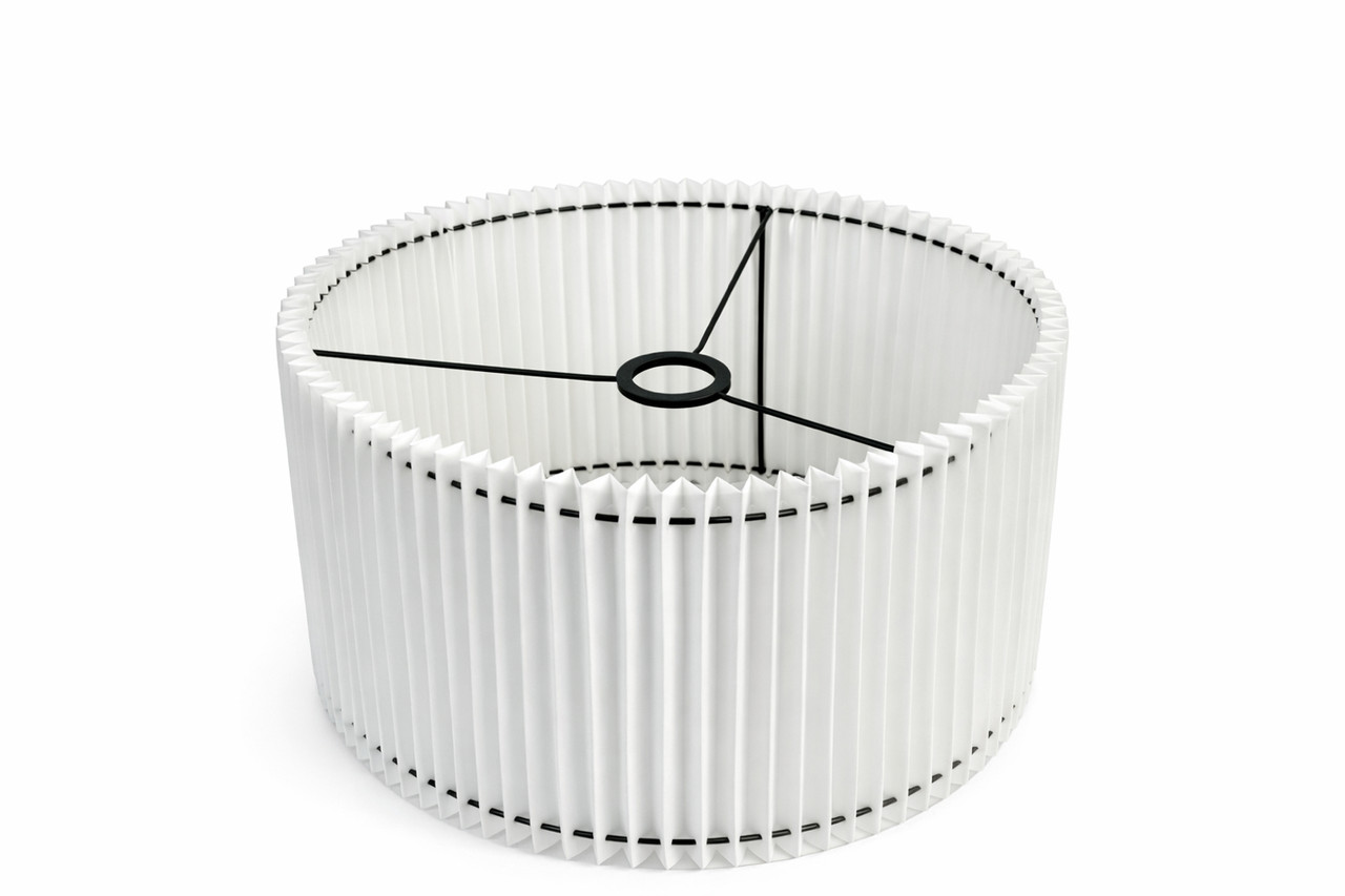 Абажур для підвісного світильника, діаметр 40 см, складний, пластикові ламелі, фото 1