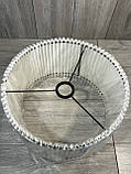 Абажур для підвісного світильника, діаметр 40 см, складний, пластикові ламелі, фото 3