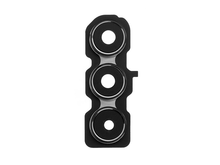 Скло камери для Samsung M55 (M556) + рамка чорна, фото 1