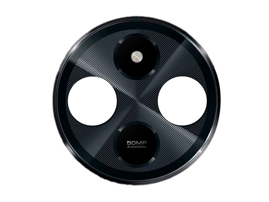 Скло камери для Xiaomi Redmi 14C, Poco C75 велике чорне, фото 1