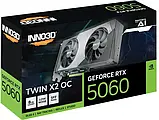 Відеокарта Inno3D GeForce RTX 5060 TWIN X2 OC (N50602-08D7X-195070N), фото 3