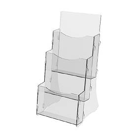 Підставка EKOSTAR для буклетів А6 3-х ярусна верт.