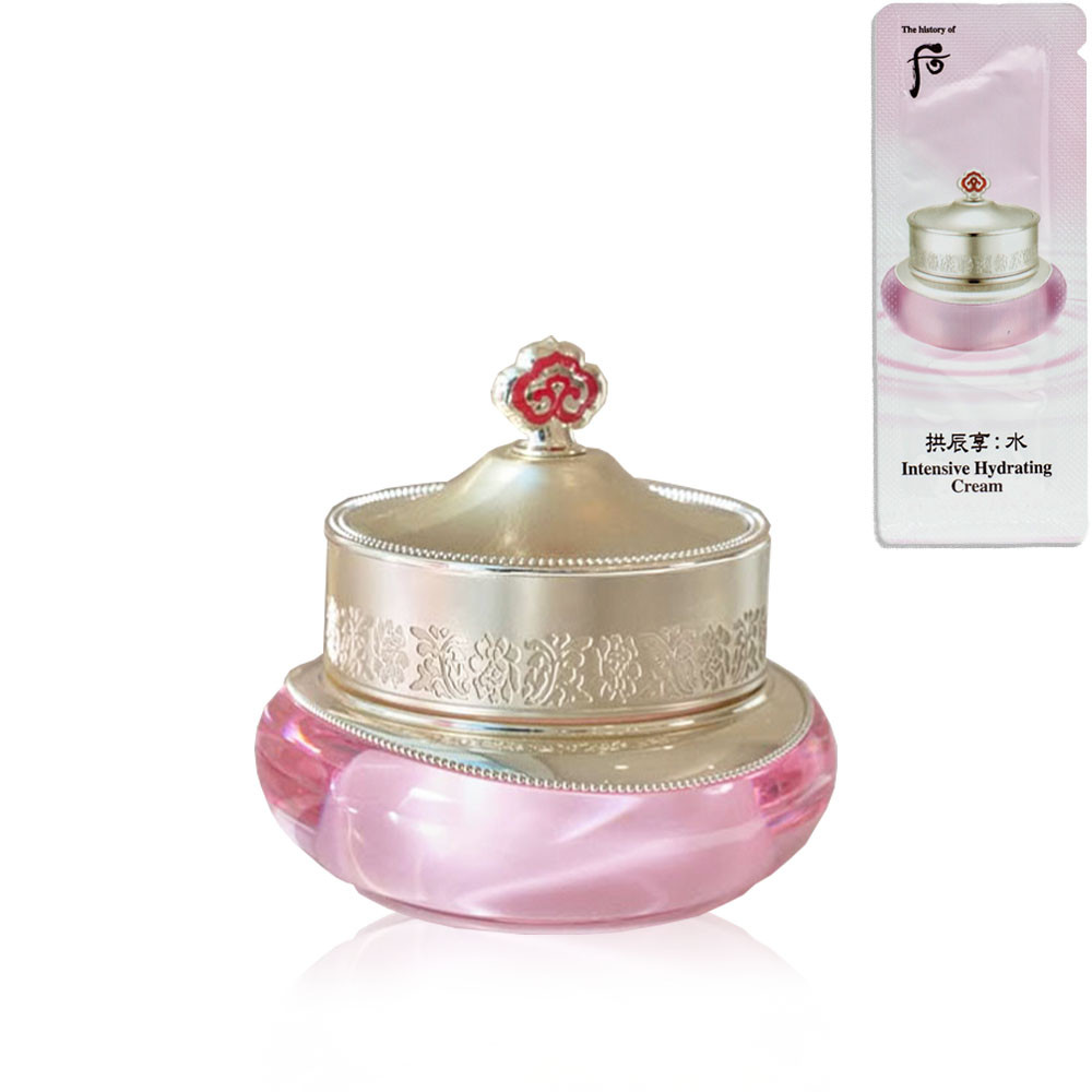Ніжність та волога в кожній краплі крему The History of Whoo Gongjinhyang Soo Intensive Hydrating Cream 1 ml, фото 1