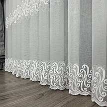 Бамбукова тюль №9022 у вітальню, спальню на відріз, фото 5