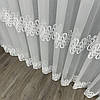 Бамбукова тюль №9022 у вітальню, спальню на відріз, фото 6