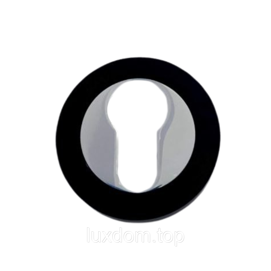 Linea Cali 102 PZ накладка під циліндр хром/чорний, фото 1