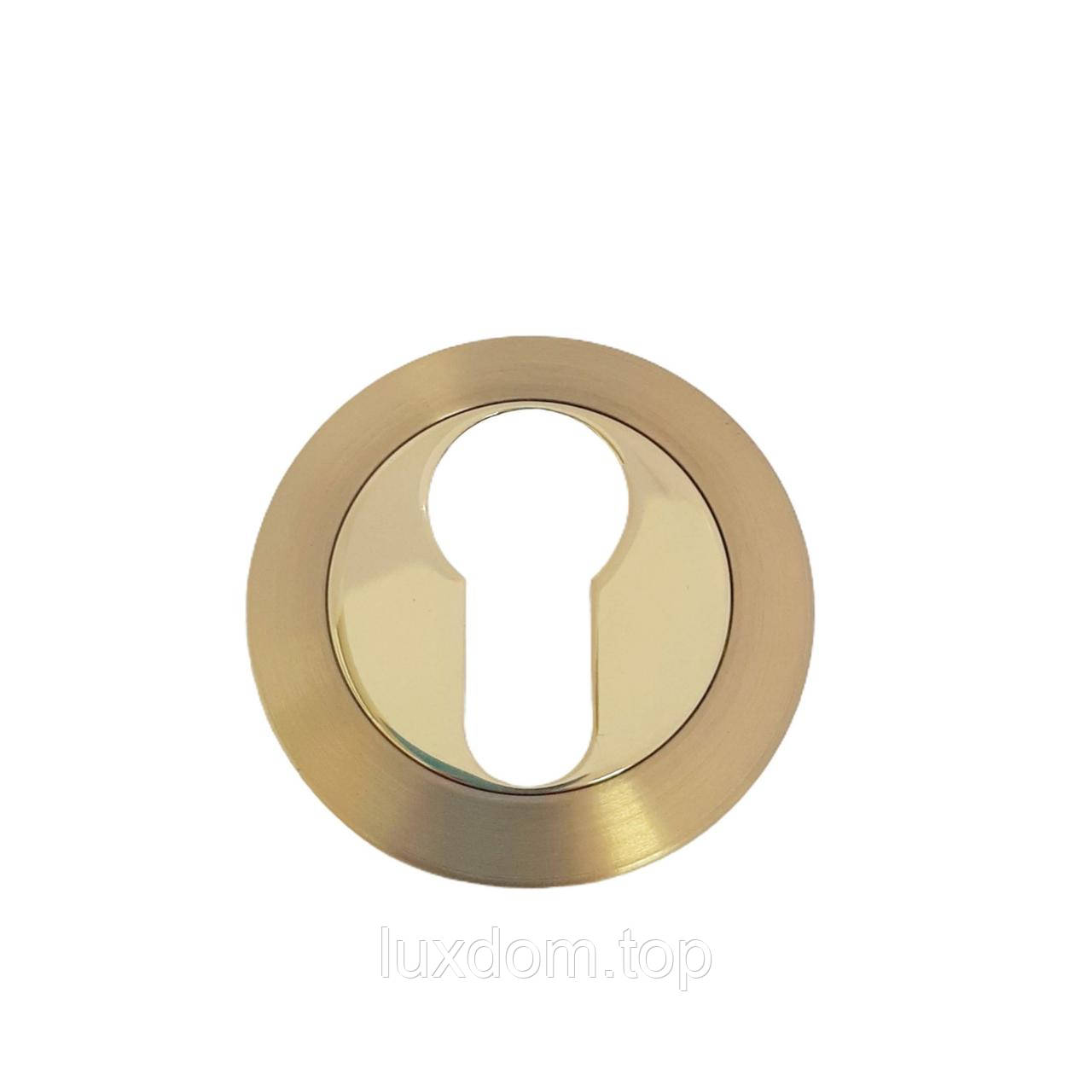 Linea Cali 102 PZ накладка під циліндр латунь/матова латунь, фото 1