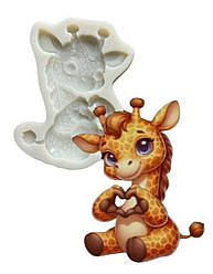 Силіконовий Молд для шоколаду, мастики та ін  "Жирафа ЛАЙК"