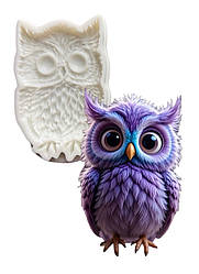 Силіконовий Молд для шоколаду, мастики та ін  "Совеня №6"