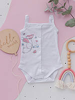 Дитячій боді-майка для дівчинки новонародженої розмір 56 62