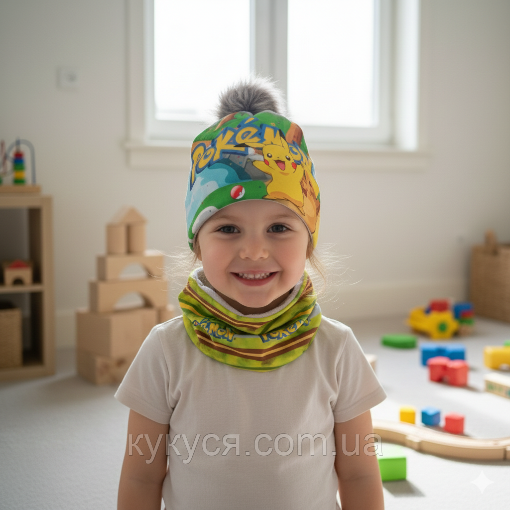 Шапка та снуд Покемон Pokémon