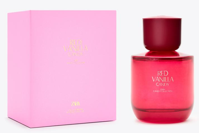 Zara Red Vanilla Candy 90 ml парфумерна вода жіноча індивідуальне пакування (оригінал оригінал Іспанія), фото 1