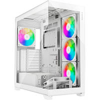 Корпус Xilence XILENT GLEAM ARGB X818.W.ARGB, без БЖ ATX WHITE