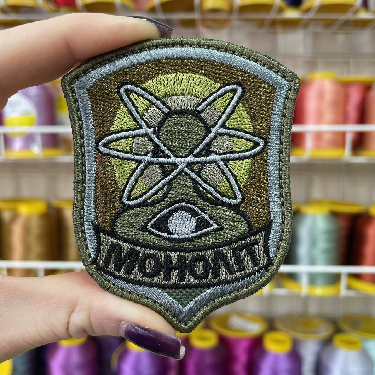 Шеврон, нашивка, патч МОНОЛІТ STALKER з липучкою