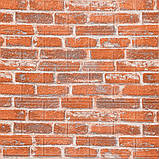 Самоклеюча 3D панель3080x700x3мм Руда Катеринославська Цегла SW-00001762, фото 2