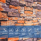 Самоклеюча 3D панель пісковик катеринославська цегла 3080x700x3мм SW-00001763, фото 5