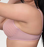 Бюстгальтер спейсер формована чашка на тонкому поролоні з кісточками ліла, фото 6