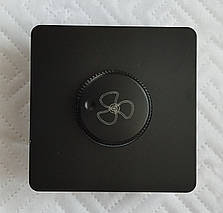 Регулятор обертів димер вентилятора design чорний, фото 1