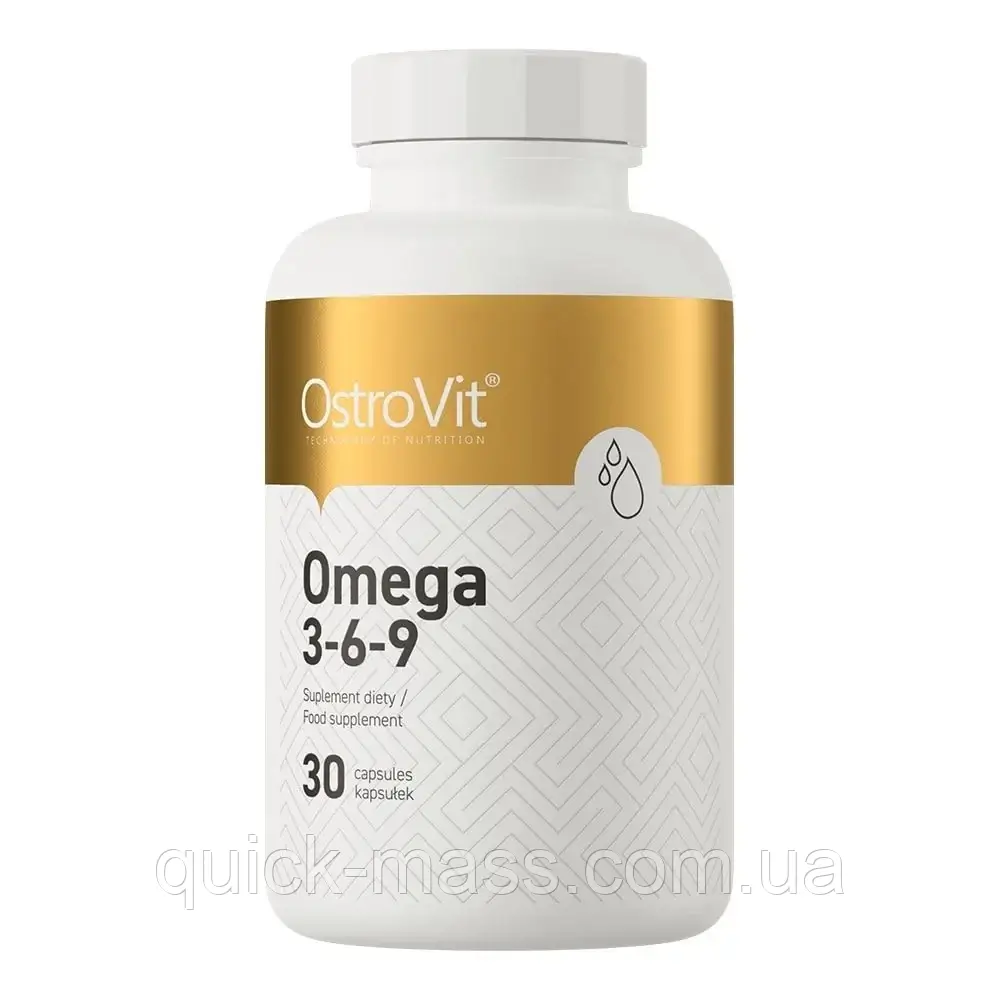 Омега 3-6-9 OstroVit Omega 3-6-9 30caps, фото 1