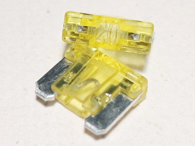 Запобіжник MINI обрізаний 20А (Китай) FL 20A, фото 1