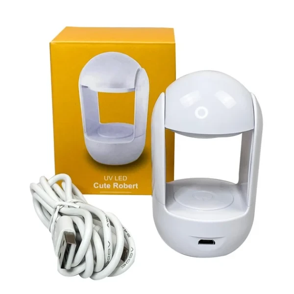 Лампа mini UV LED для манікюру, Cute Robert USB, 12 w, фото 1
