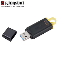 Флешка (USB Flash) 128GB Kingston Black/Yellow 3.2