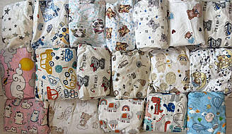 Дитяча простирадло в ліжечко на гумці (байка) 120*60