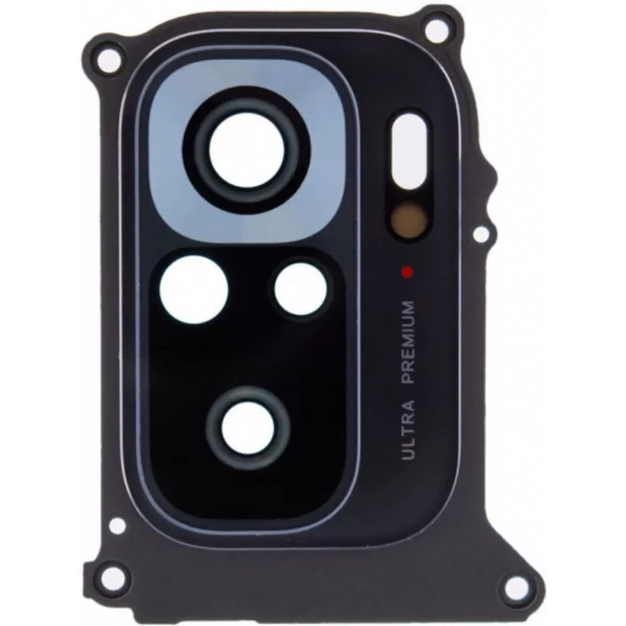 Скло камери Xiaomi Redmi Note 10s з рамкою Onyx Grey (original), фото 1