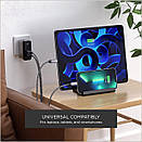 Підставка Satechi вертикальна алюмінієва подвійна універсальна для Macbook Pro Air 13-16 iPad iPhone чорна tower stand, фото 6