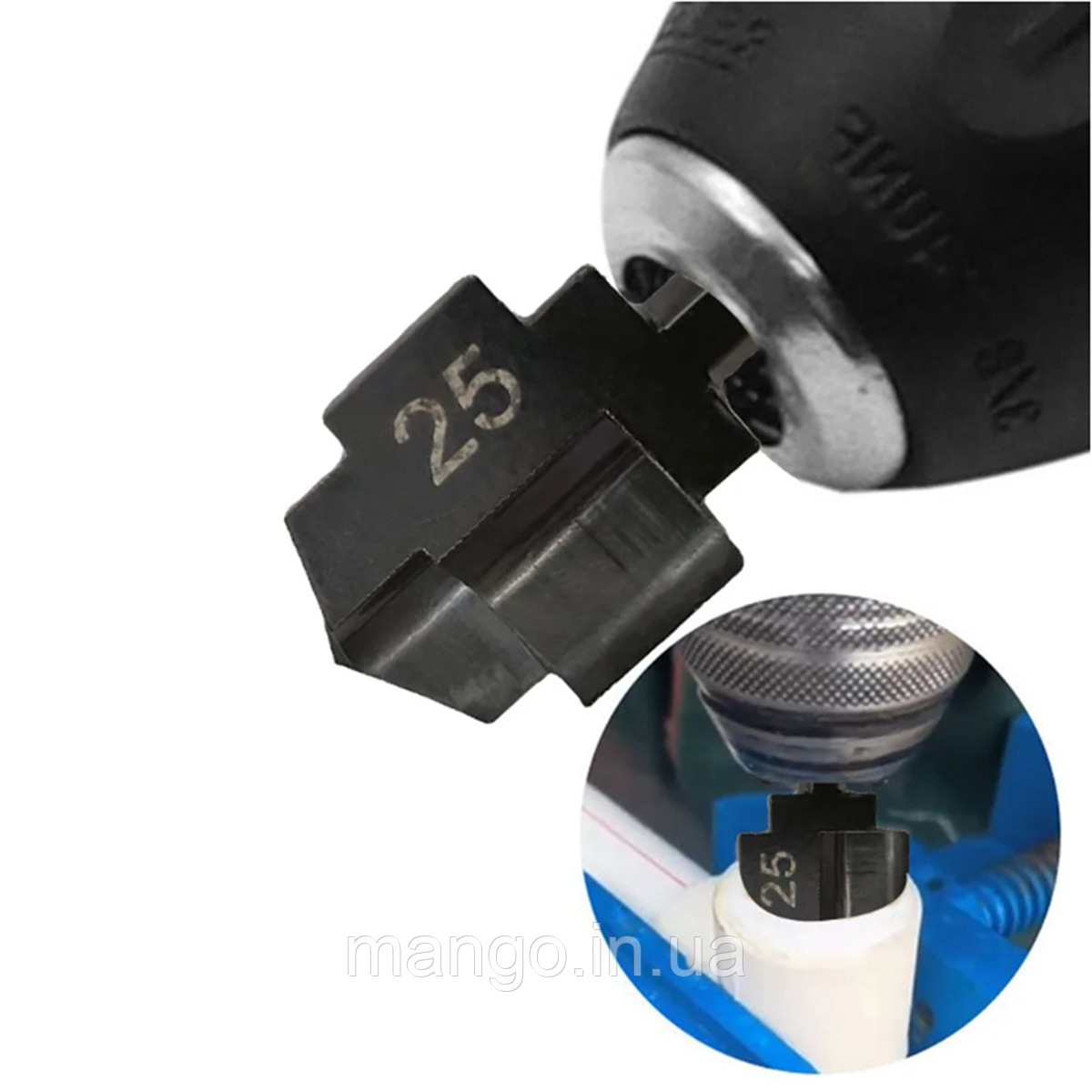 Ступінчасте плоске свердло HSS 25 мм для PPR труб та відновлення фітингів, фото 1