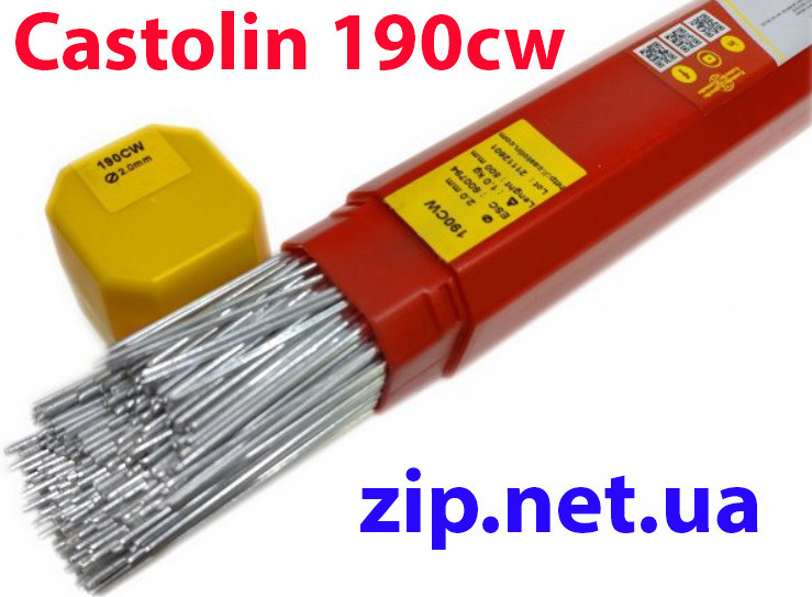 Припій Castolin 190 cw (кастолин)  паяння алюмінію с флюсом d-2 мм.,L-500 mm.
