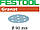 Шліфувальні круги Granat STF D90/6 P400 GR/100 Festool 497373, фото 7