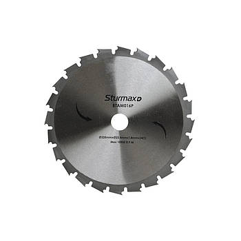 Sturmax BTAM016P Диск твердосплавний для тримера 225мм 24 зуба Professional