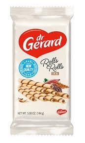 Вафельні трубочки Dr.Gerard Rolls Cocoa з какао 144 гр, фото 1
